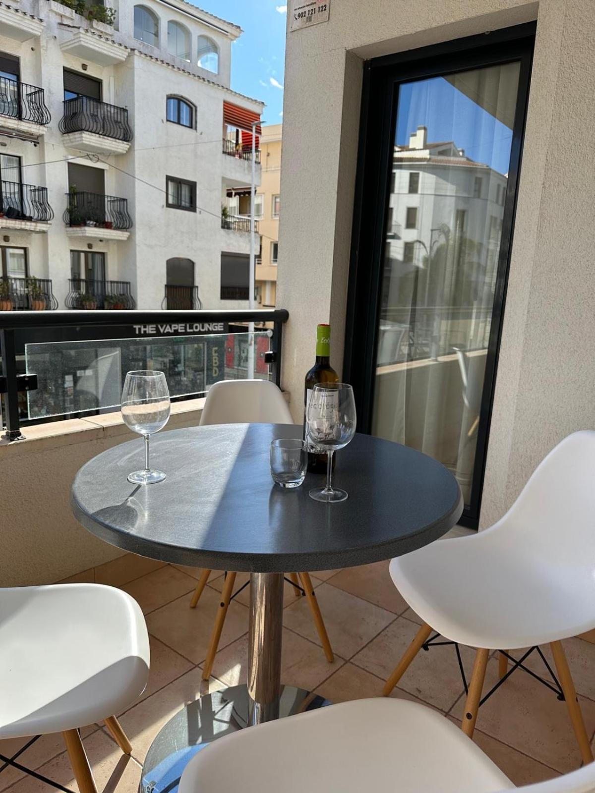 Stadscentrum Moraira Appartement El Sol De Moraira Met Zwembad Eksteriør bilde
